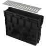Пескоуловитель ALCAPLAST AVZ103R-R403 для дренажного канала AVZ103 с металлической рамой и решеткой