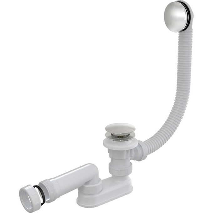 Сифон ALCAPLAST A504CKM-100 для ванны click/clack металл