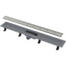 Водоотводящий желоб ALCAPLAST APZ10 SIMPLE AG100401750 с порогами для перфорированной решетки