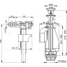 Выпускной комплект ALCAPLAST SA08A 1/2
